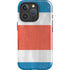 Costa Rican Flag Distressed iPhone 16 Pro Max Impact Case